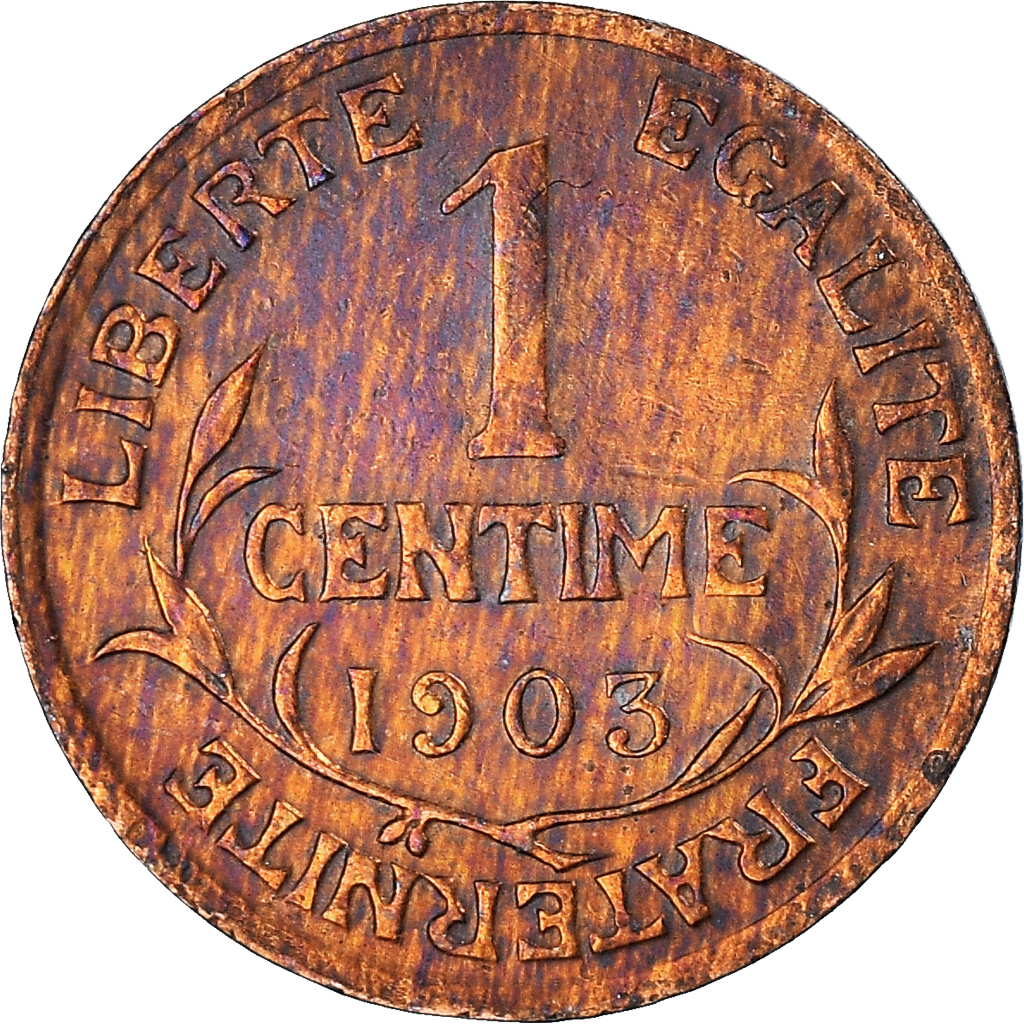Coin, France, Centime, 1903