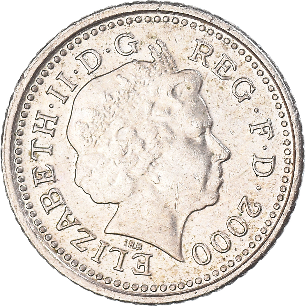 Moneda, Gran Bretaña, 5 Pence, 2000
