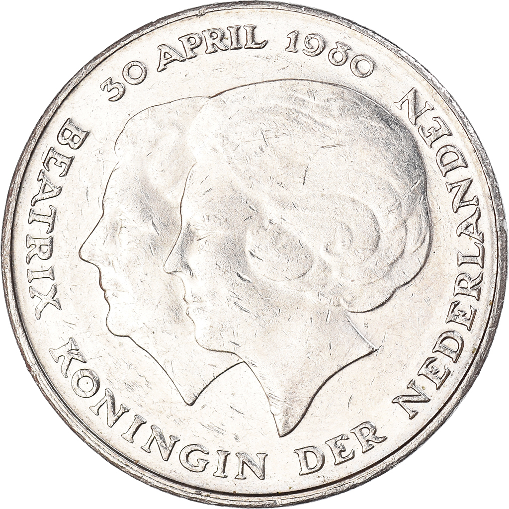 Coin, Netherlands, 2-1/2 Gulden, 1980
