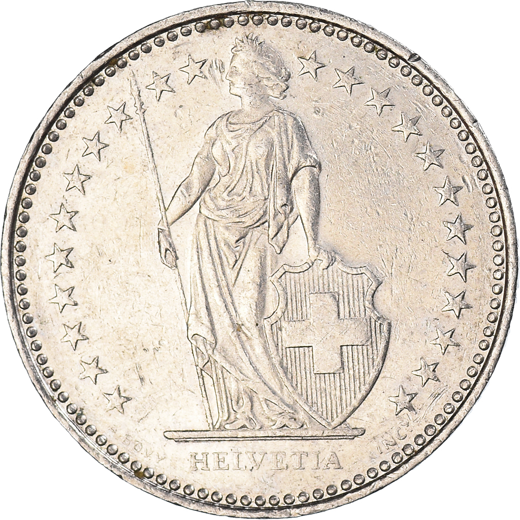 Moneda, Suiza, Franc, 1988