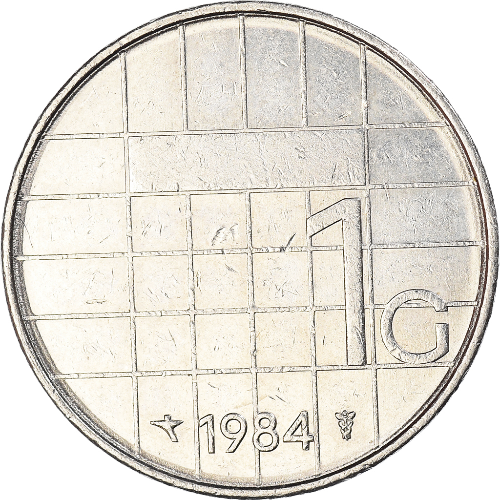 Coin, Netherlands, Gulden, 1984