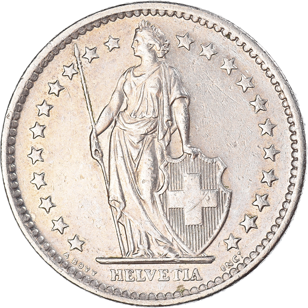 Moneda, Suiza, 2 Francs, 1979