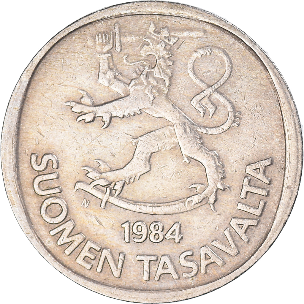 Moneda, Finlandia, Markka, 1984