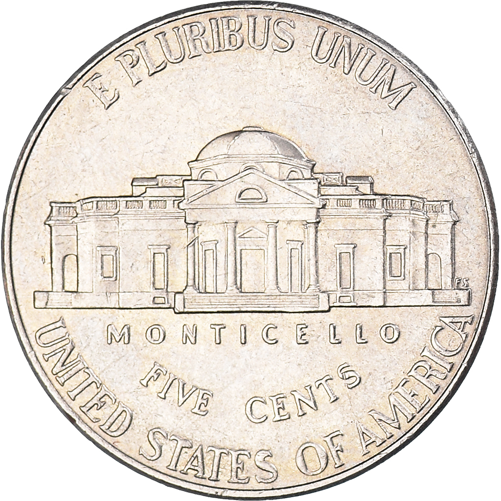 Moneda, Estados Unidos, 5 Cents, 2010