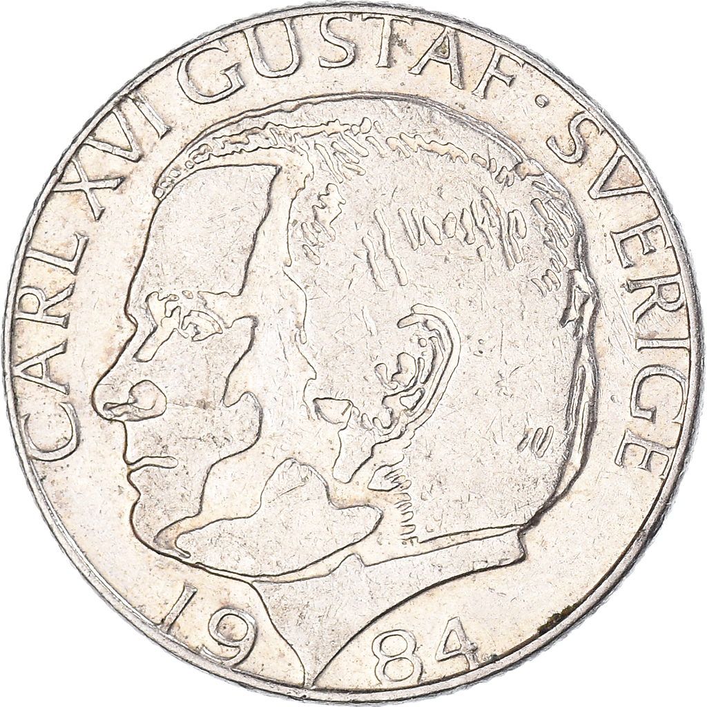 Moneda, Suecia, Krona, 1984