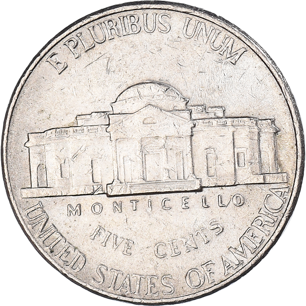 Moneda, Estados Unidos, 5 Cents, 2003