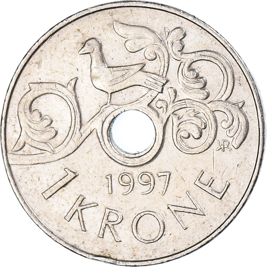 Moneda, Noruega, Krone, 1997