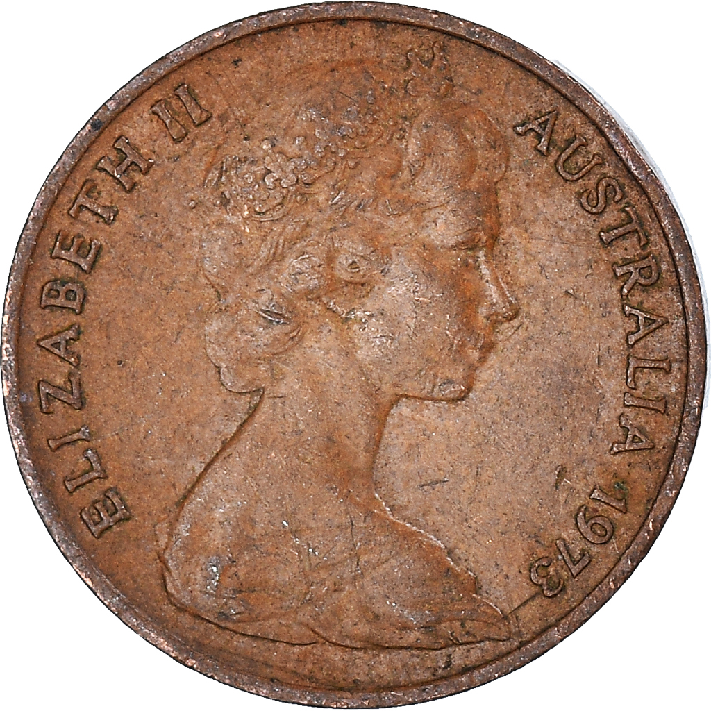 Moneda, Australia, Cent, 1973