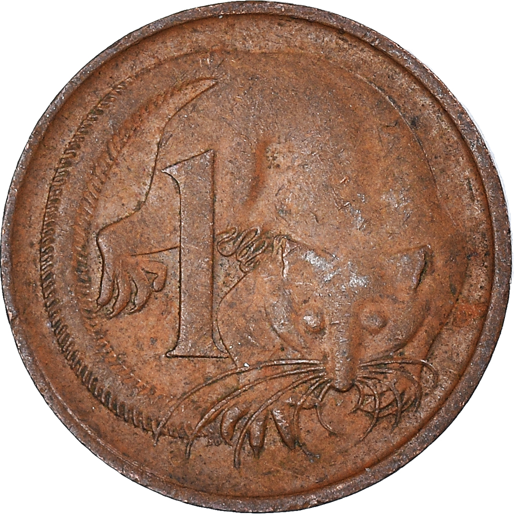 Moneda, Australia, Cent, 1973