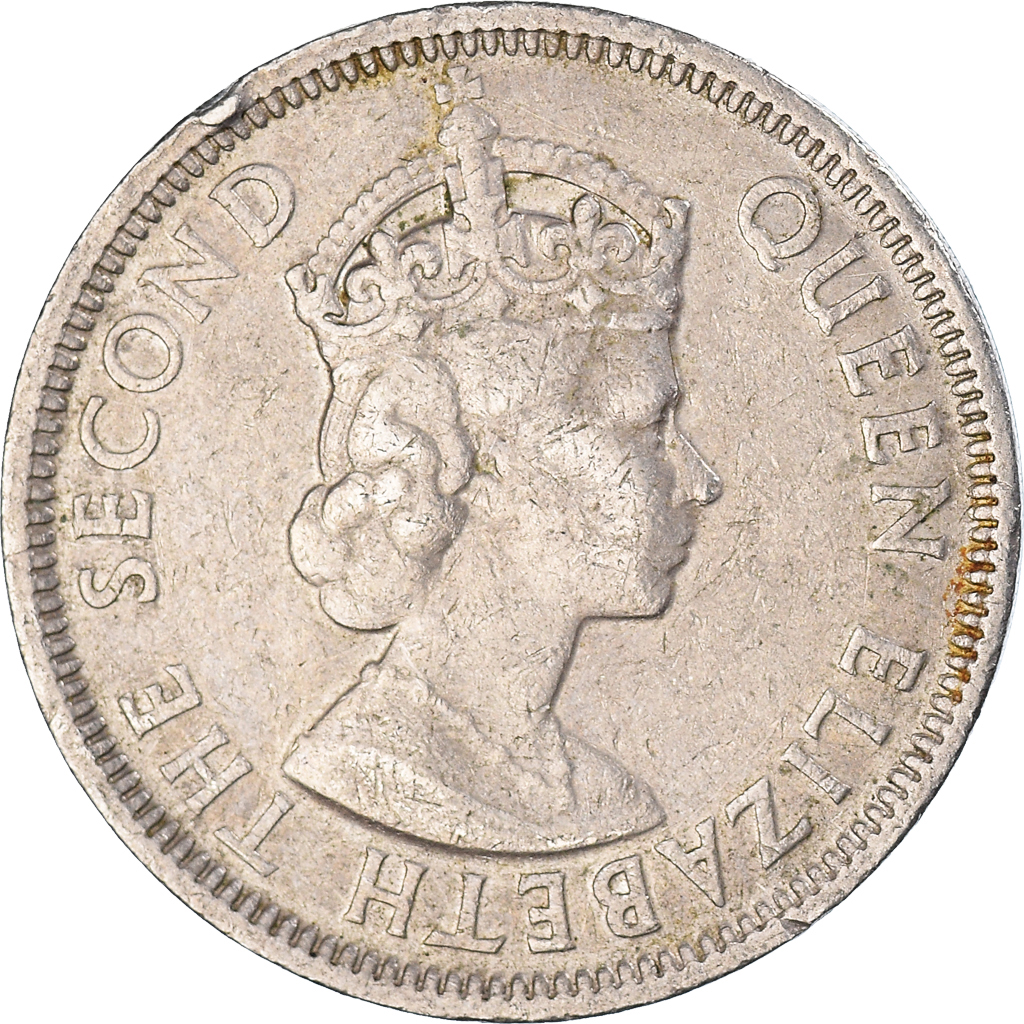 Moneda, Mauricio, Rupee, 1975
