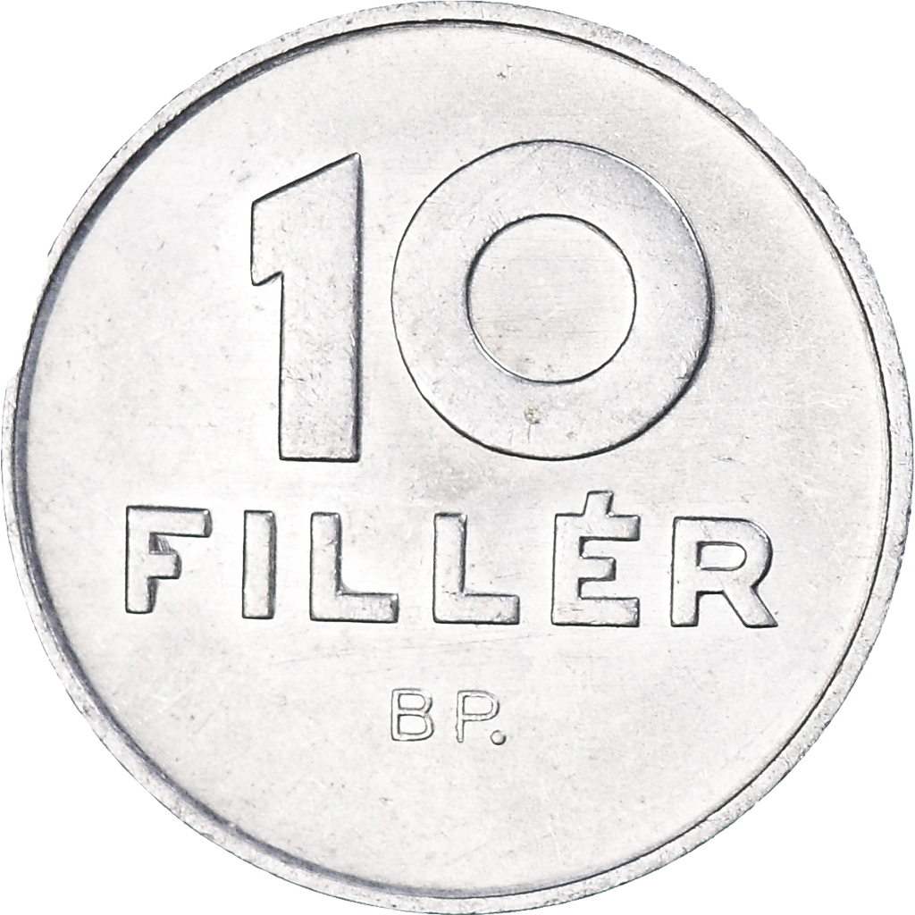 Moneda, Hungría, 10 Filler, 1973