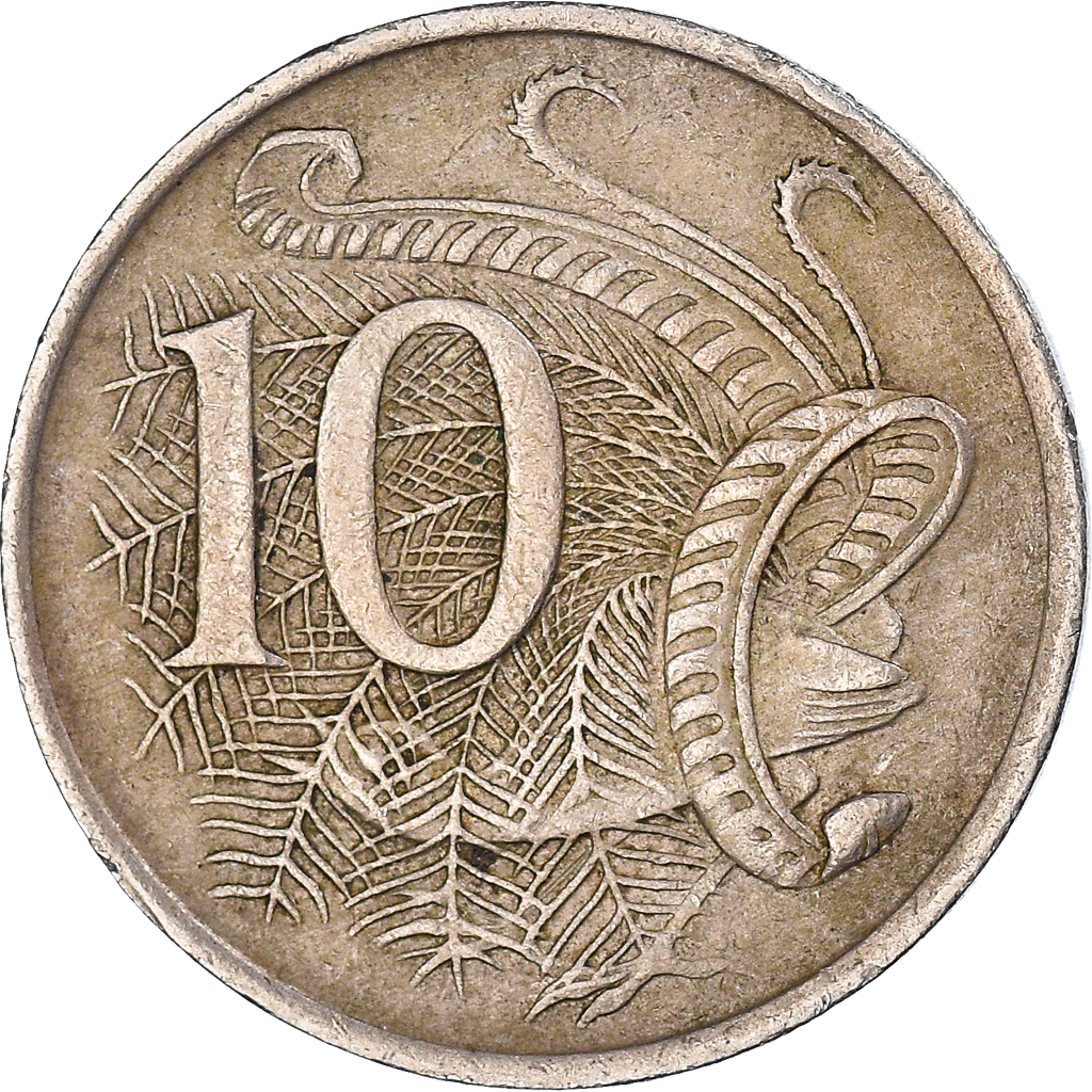 Coin Australia 10 Cents 1967 Australian Oceanian Coins coin-australia-10-cents-1967-australian-oceanian-coins