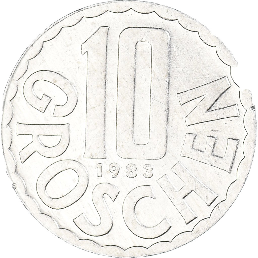Moneda, Austria, 10 Groschen, 1983