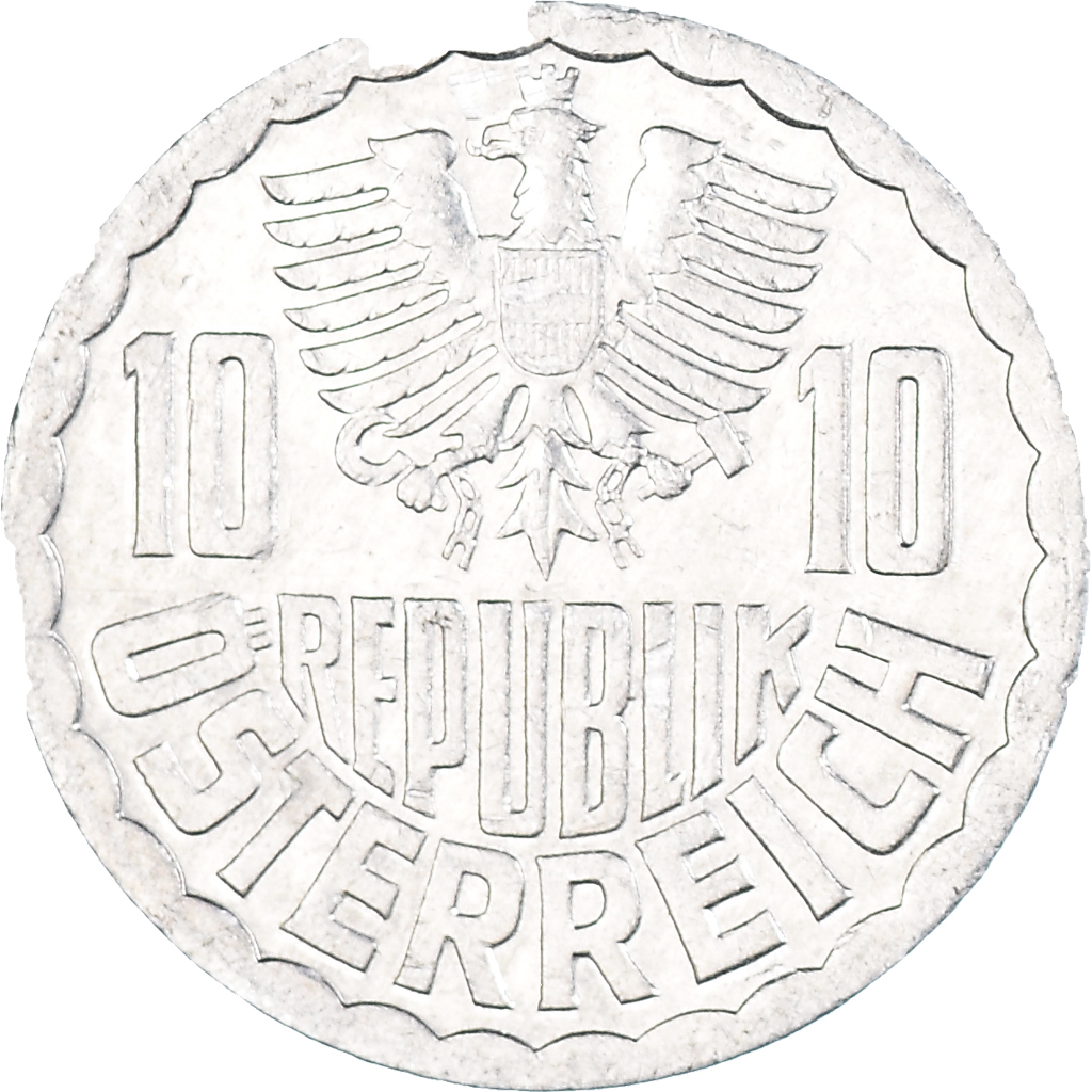 Moneda, Austria, 10 Groschen, 1991