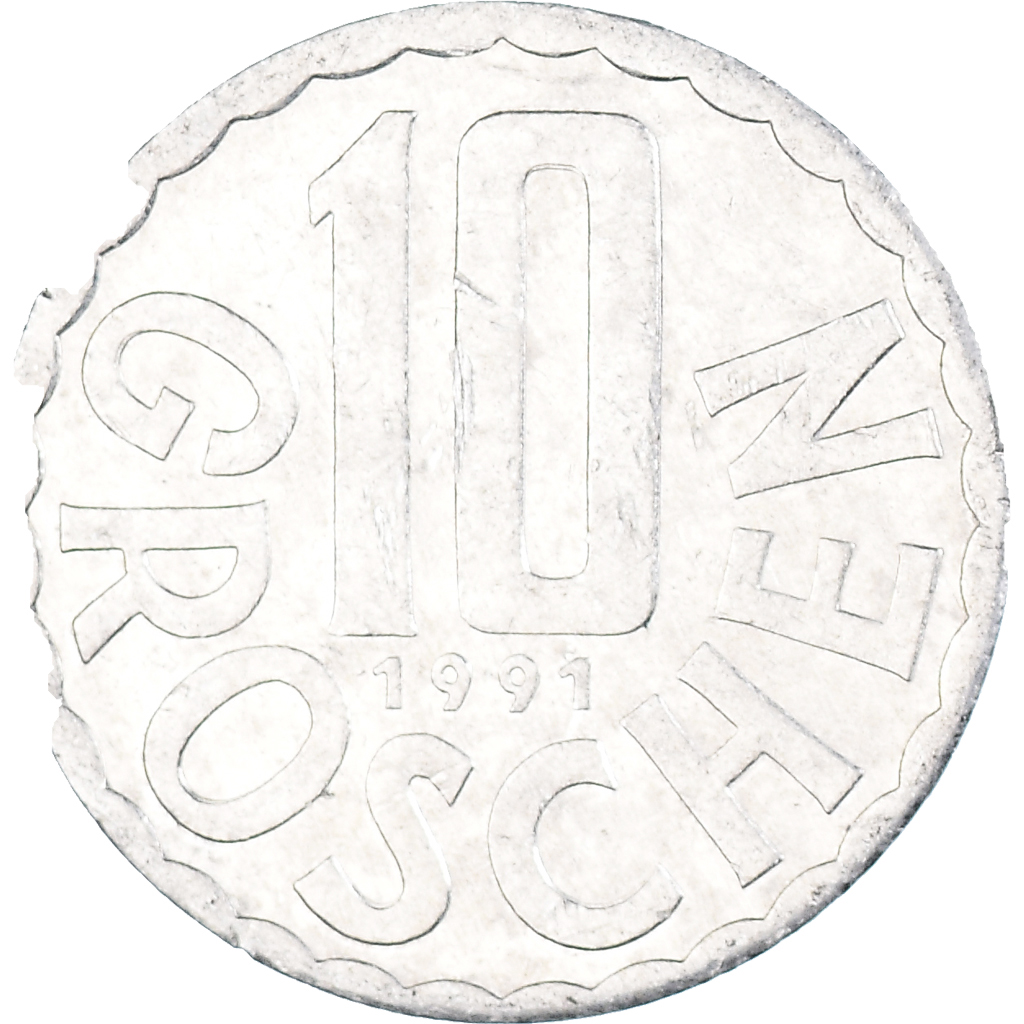 Moneda, Austria, 10 Groschen, 1991