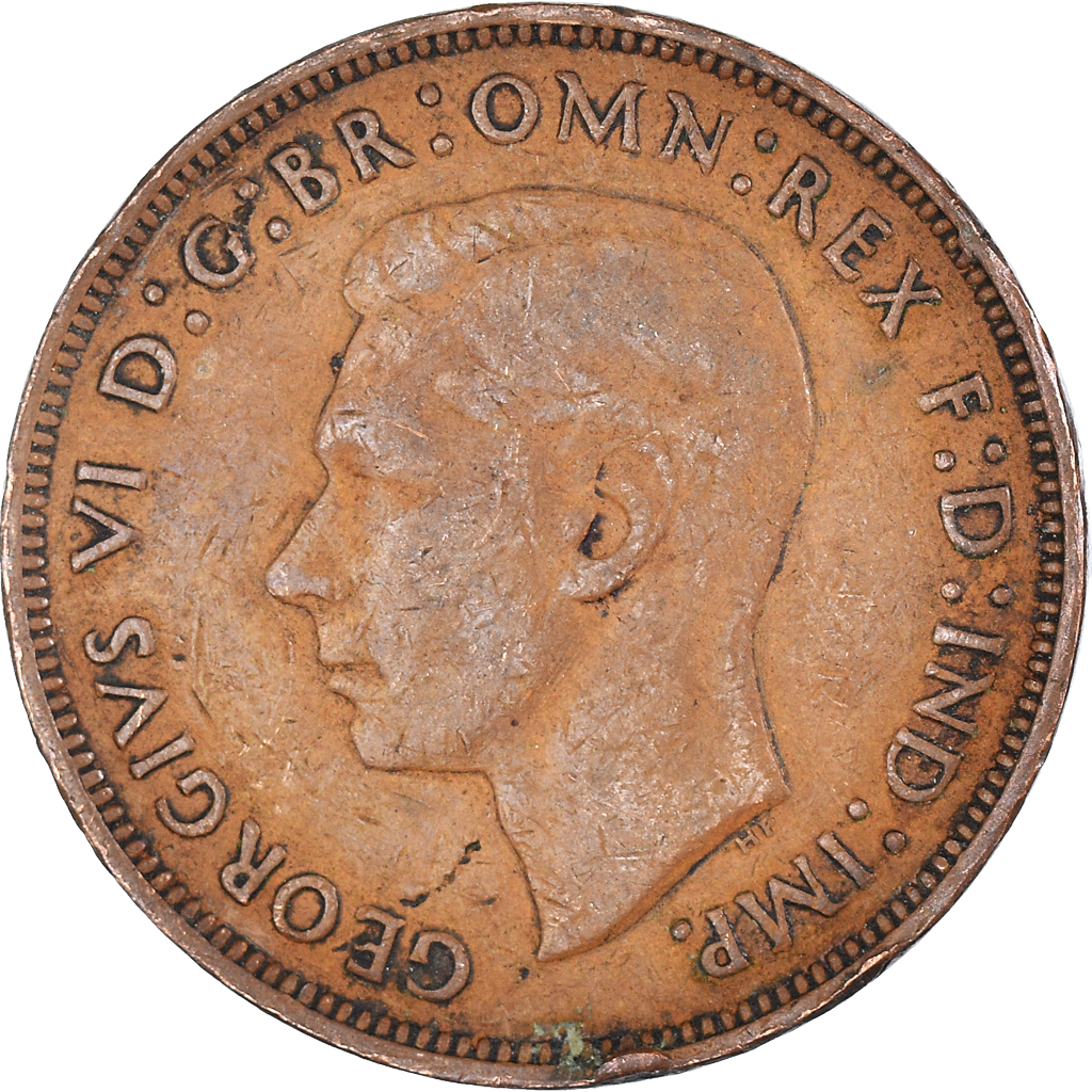 Coin, Great Britain, Penny, 1944