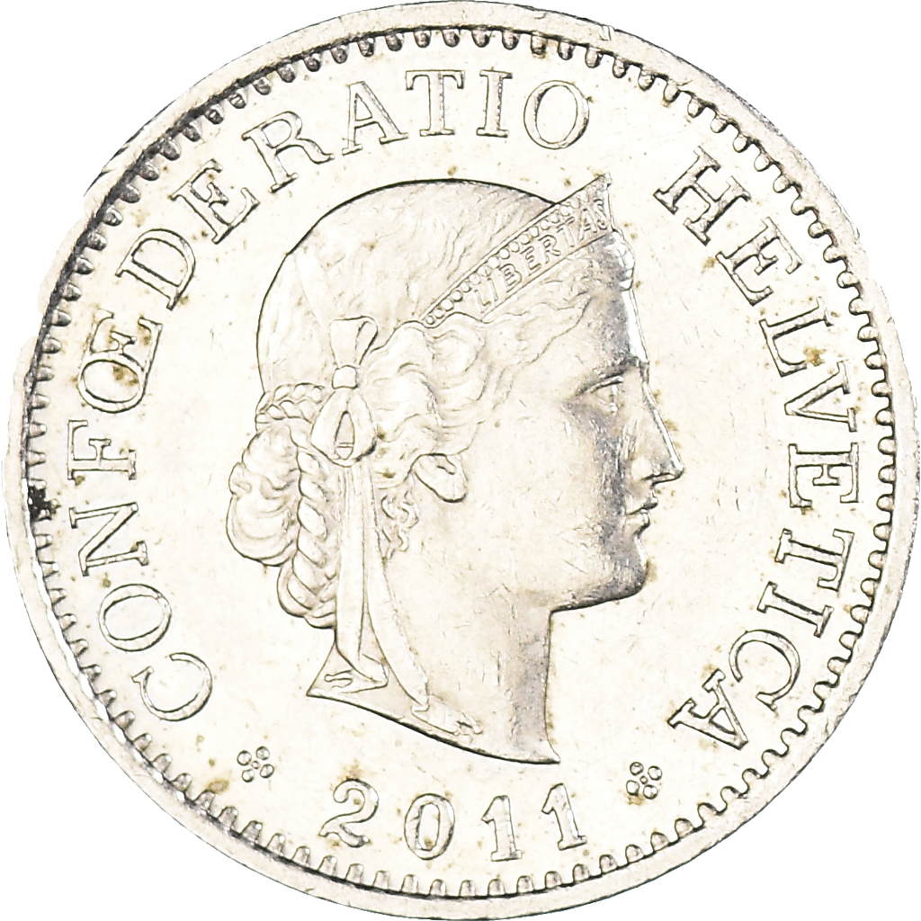 Moneda, Suiza, 10 Rappen, 2011