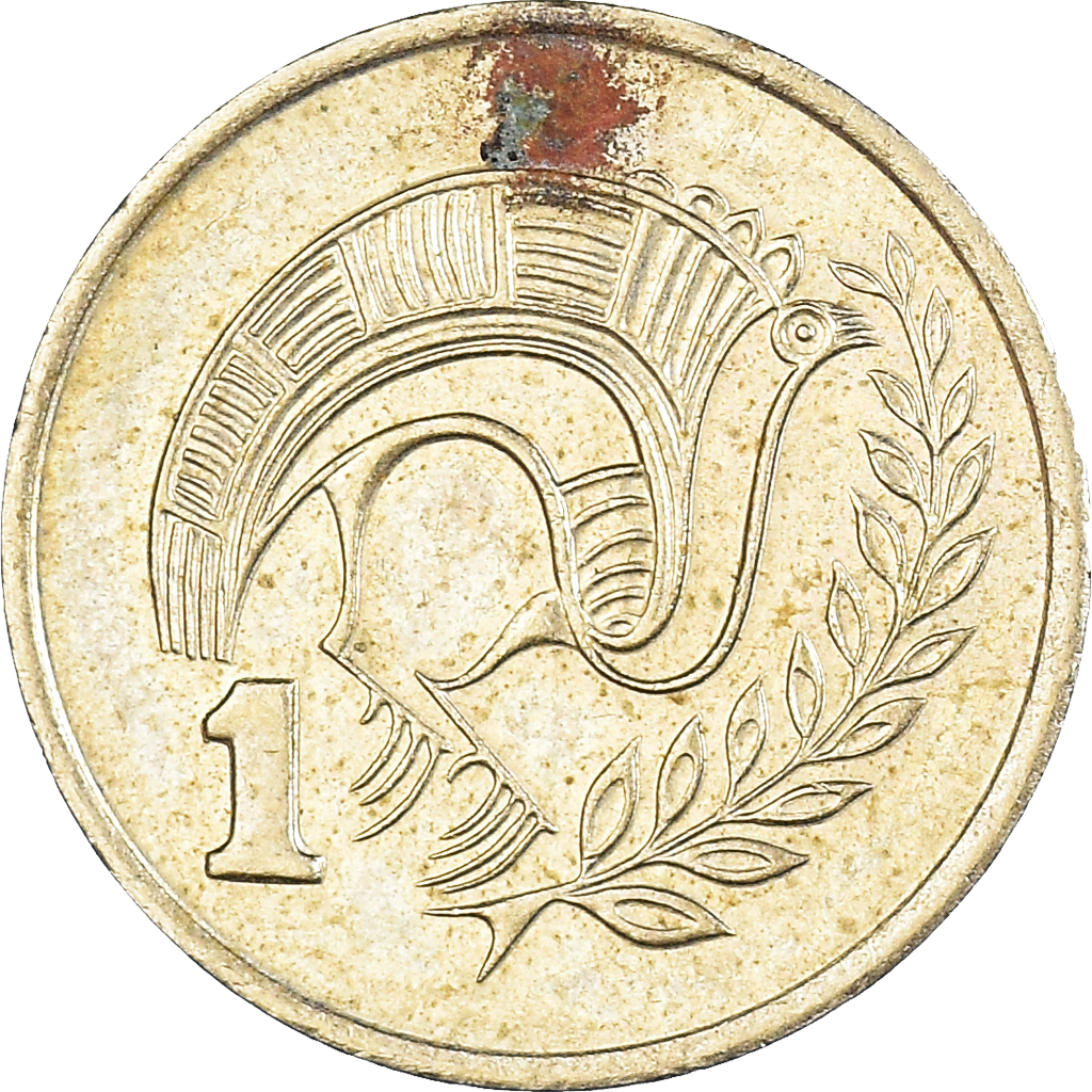Moneda, Chipre, Cent, 1983