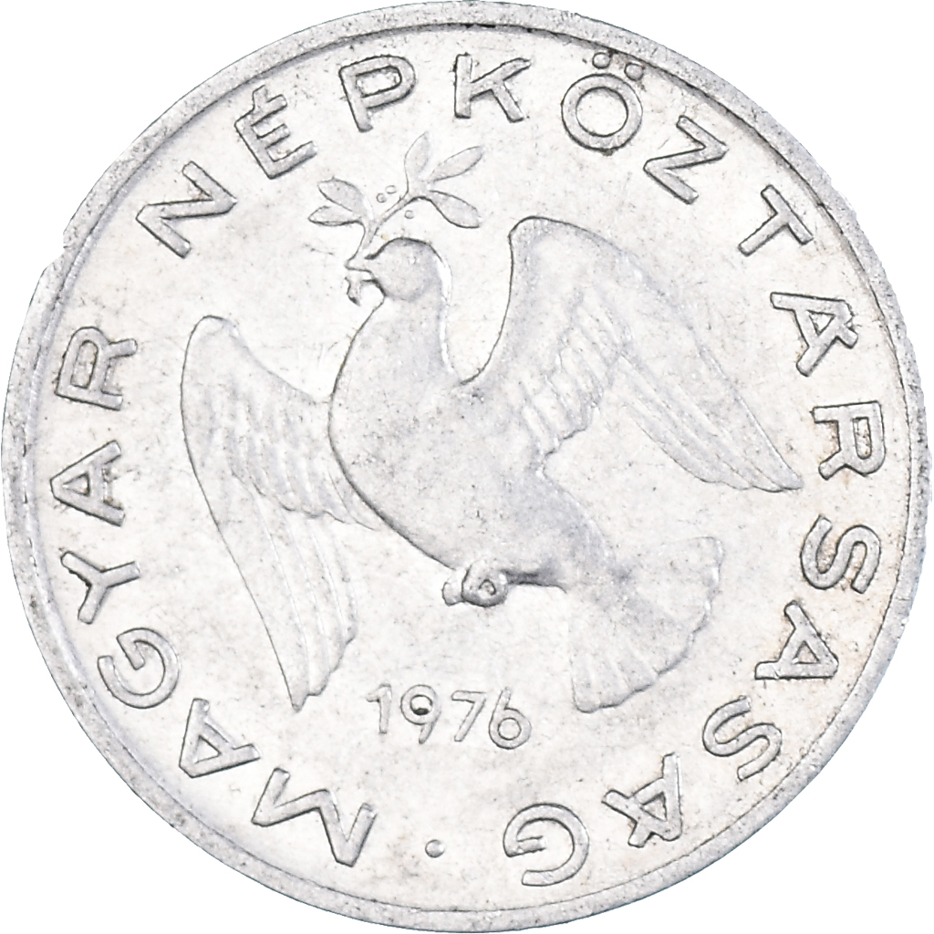Moneda, Hungría, 10 Filler, 1976