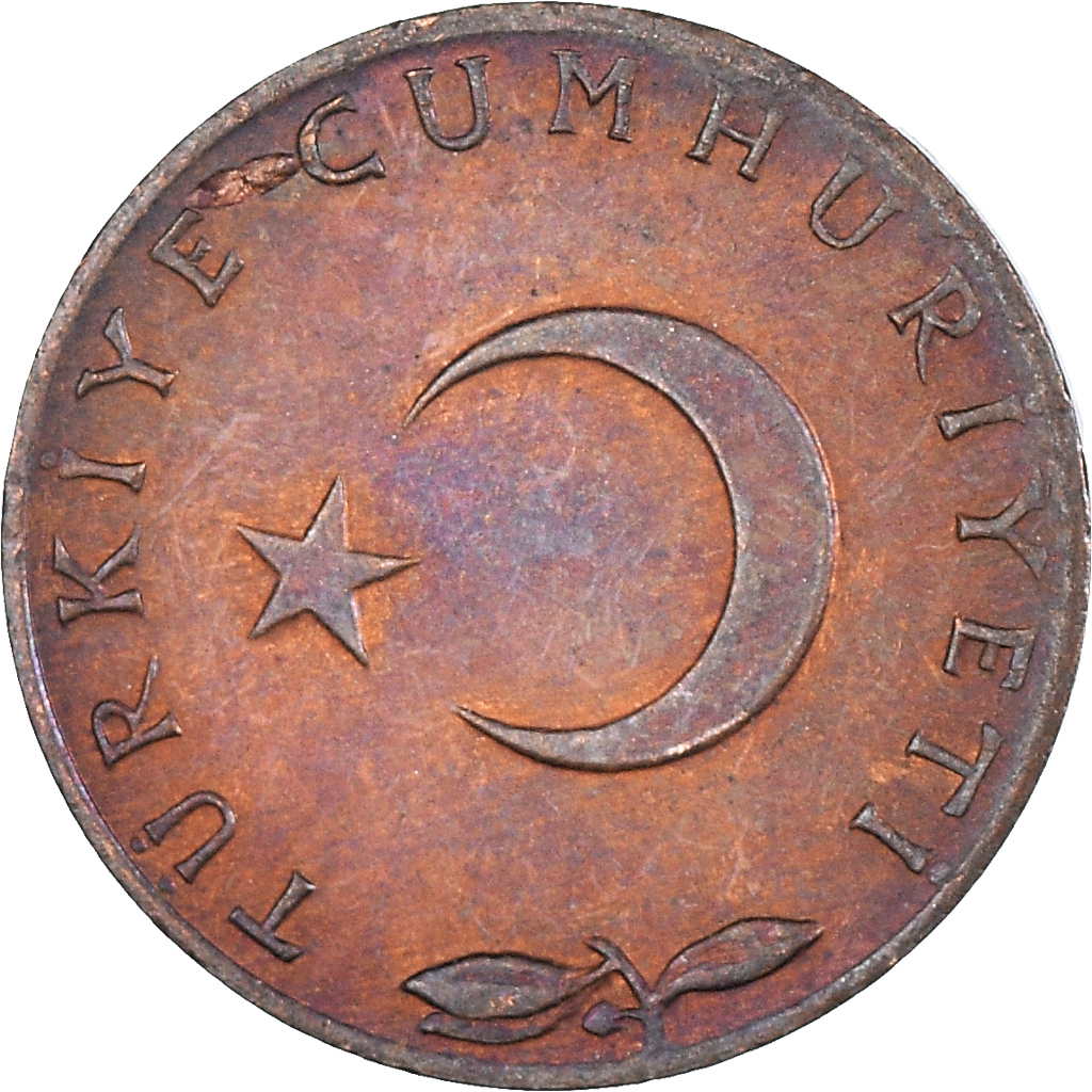 Moneda, Turquía, 5 Kurus, 1972