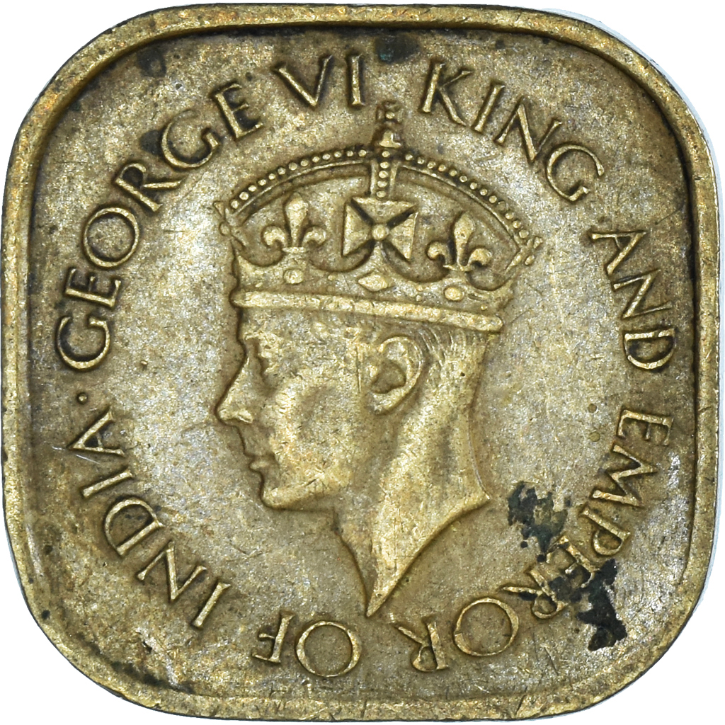 Coin, Ceylon, George VI, 5 Cents, 1944, , Nickel-brass, KM:113.2