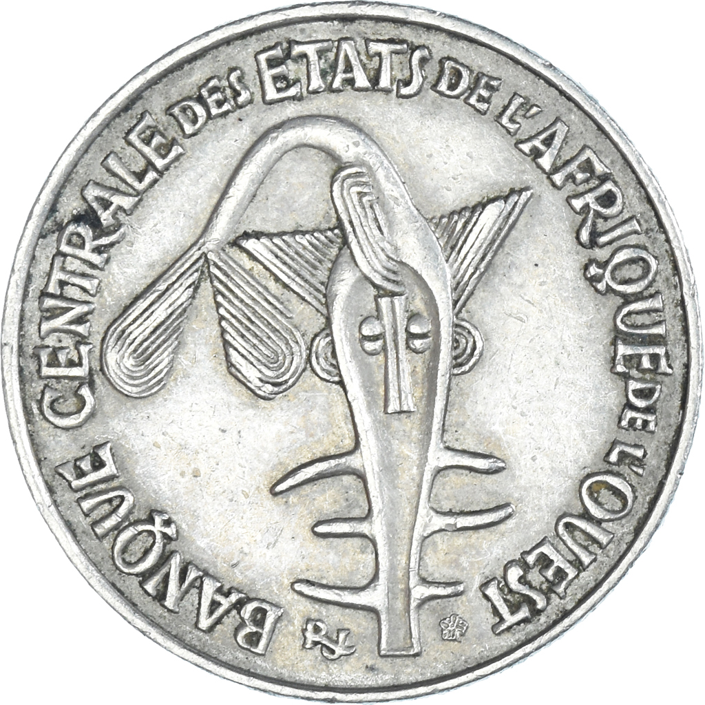 Coin, West African States, 50 Francs, 1974, , Copper-nickel, KM:6