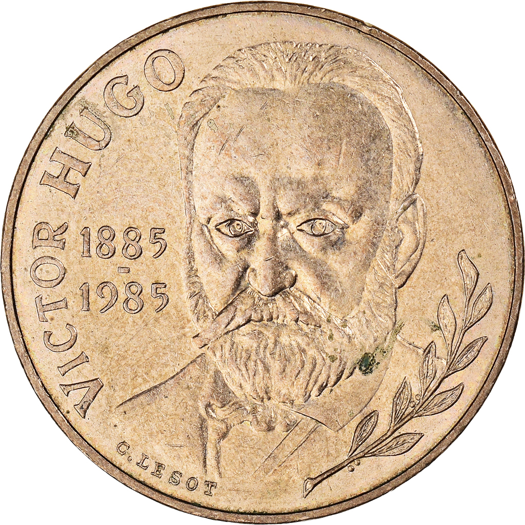 Coin, France, 10 Francs, 1985, Victor Hugo, , Copper-nickel, KM:956