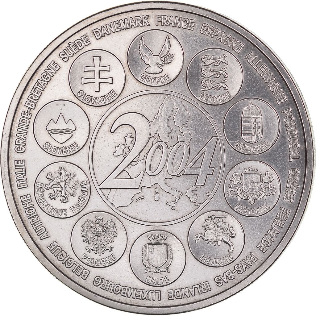 France, Medal, L'Europe des XXV essai, 2004, Monnaie de Paris, , Silver