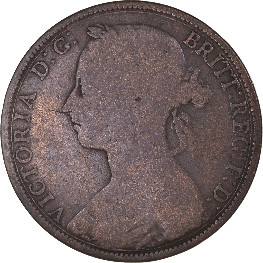 Coin, Great Britain, Victoria, Penny, 1889, , Bronze, KM:755