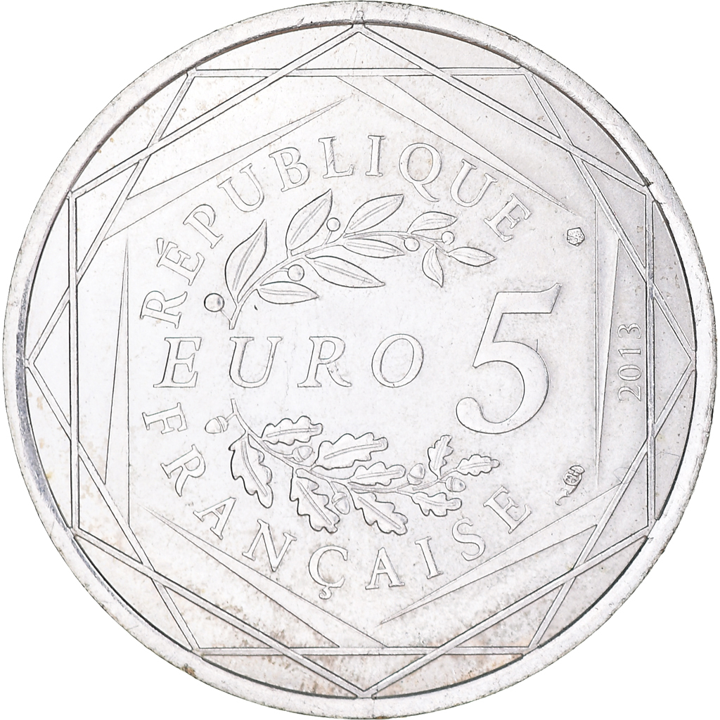 France, 5 Euro, Egalité, 2013, , Silver, Gadoury:EU646