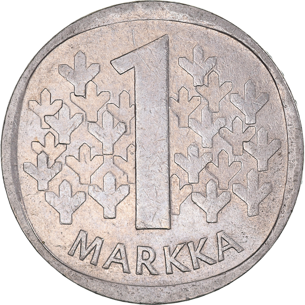 Moneda, Finlandia, Markka, 1979, Helsinki, MBC, Cobre - níquel, KM:49a