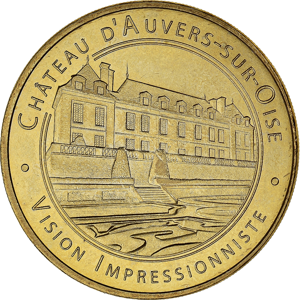 France, Token, Auvers-sur-Oise - Château, 2017, MDP, , Copper-nickel