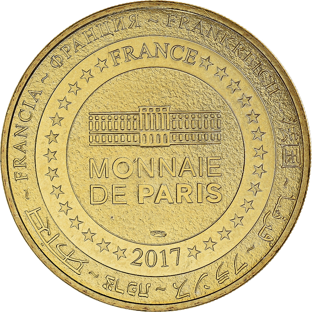 France, Token, Auvers-sur-Oise - Château, 2017, MDP, , Copper-nickel