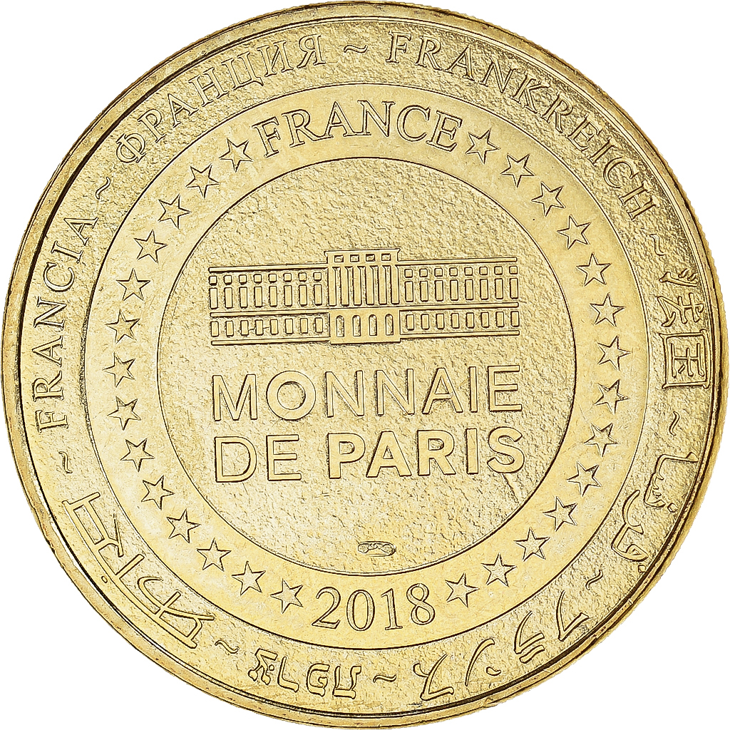 France, Jeton, Prechac - Château royal Cazeneuve, 2018, MDP, SPL, Cupro-nickel