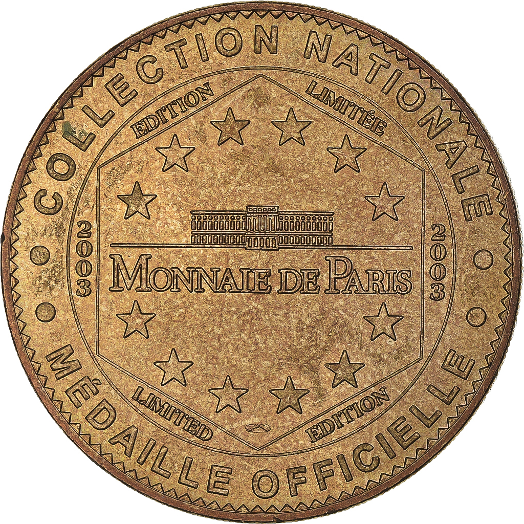 France, Token, La Palmyre - Zoo, 2003, La girafe et la mascotte, 