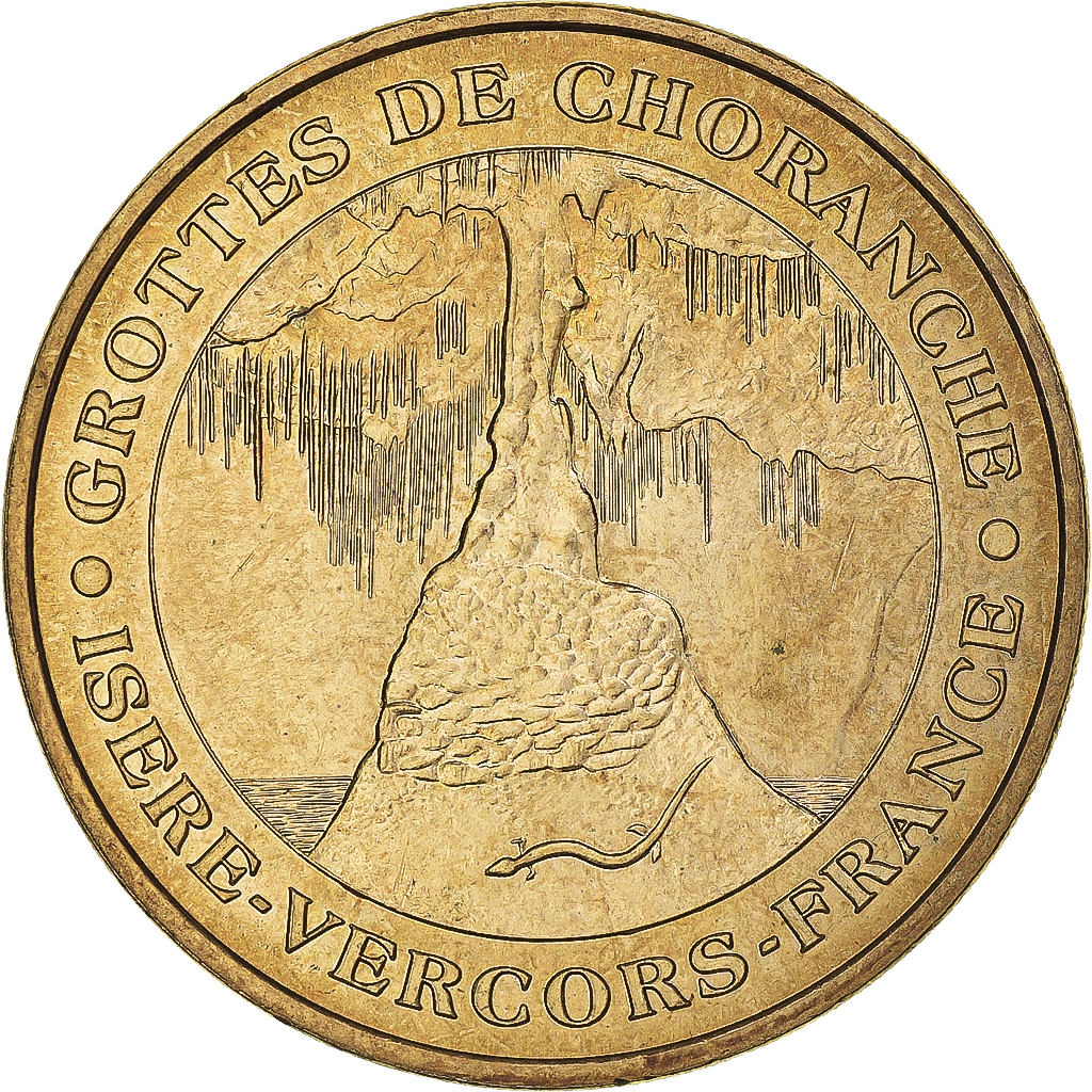 France, Token, Touristic token, Choranche - Grottes n°1, 2007, Monnaie de