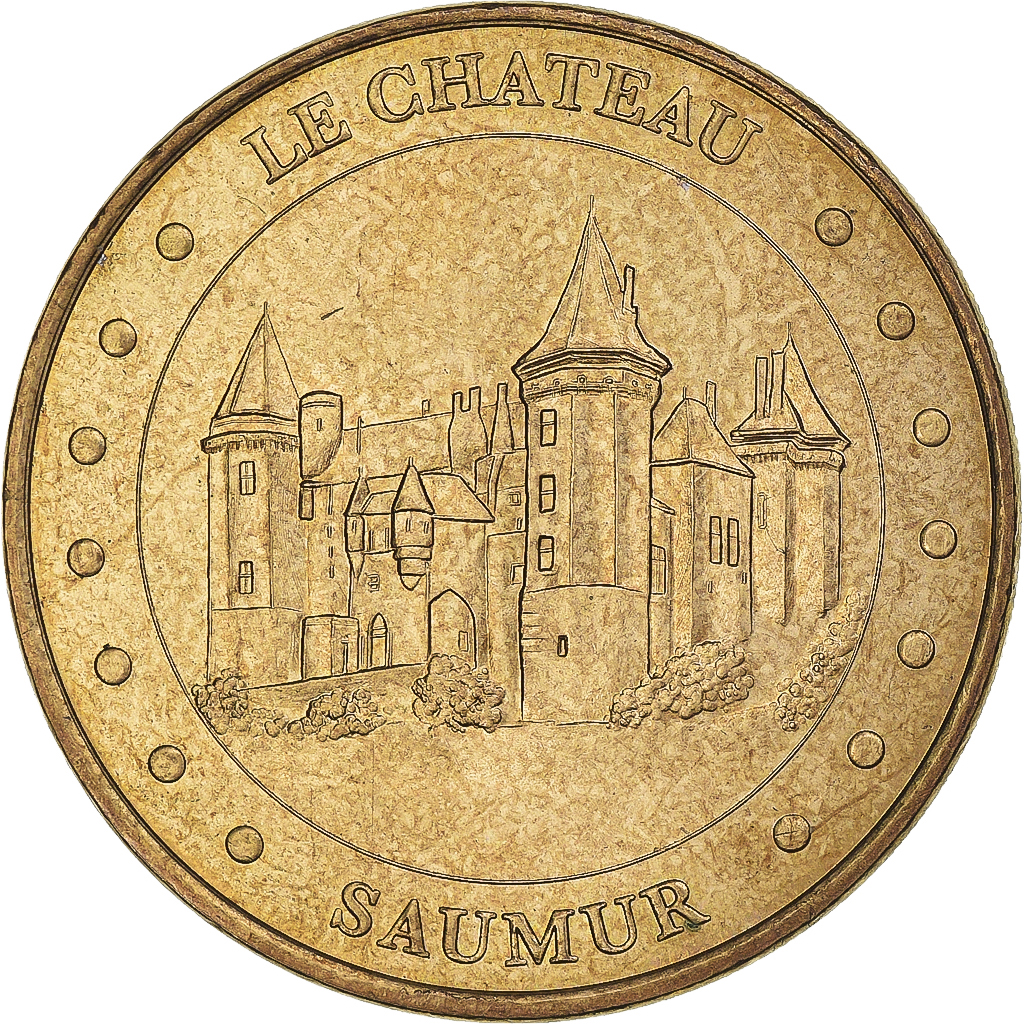 France, Token, Touristic token, Saumur - Le château n° 2, 2006, MDP, 
