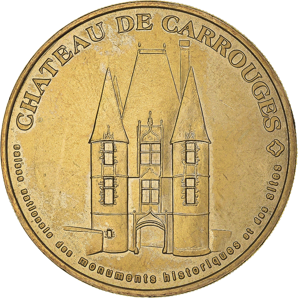 France, Token, Touristic token, Carrouges - Château, 1998, MDP, 