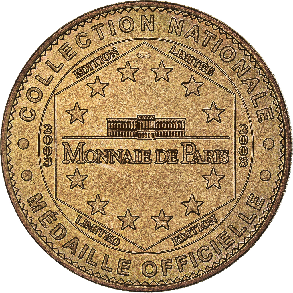 France, Token, Touristic token, Cluny - Abbaye n°1, 2003, MDP, 