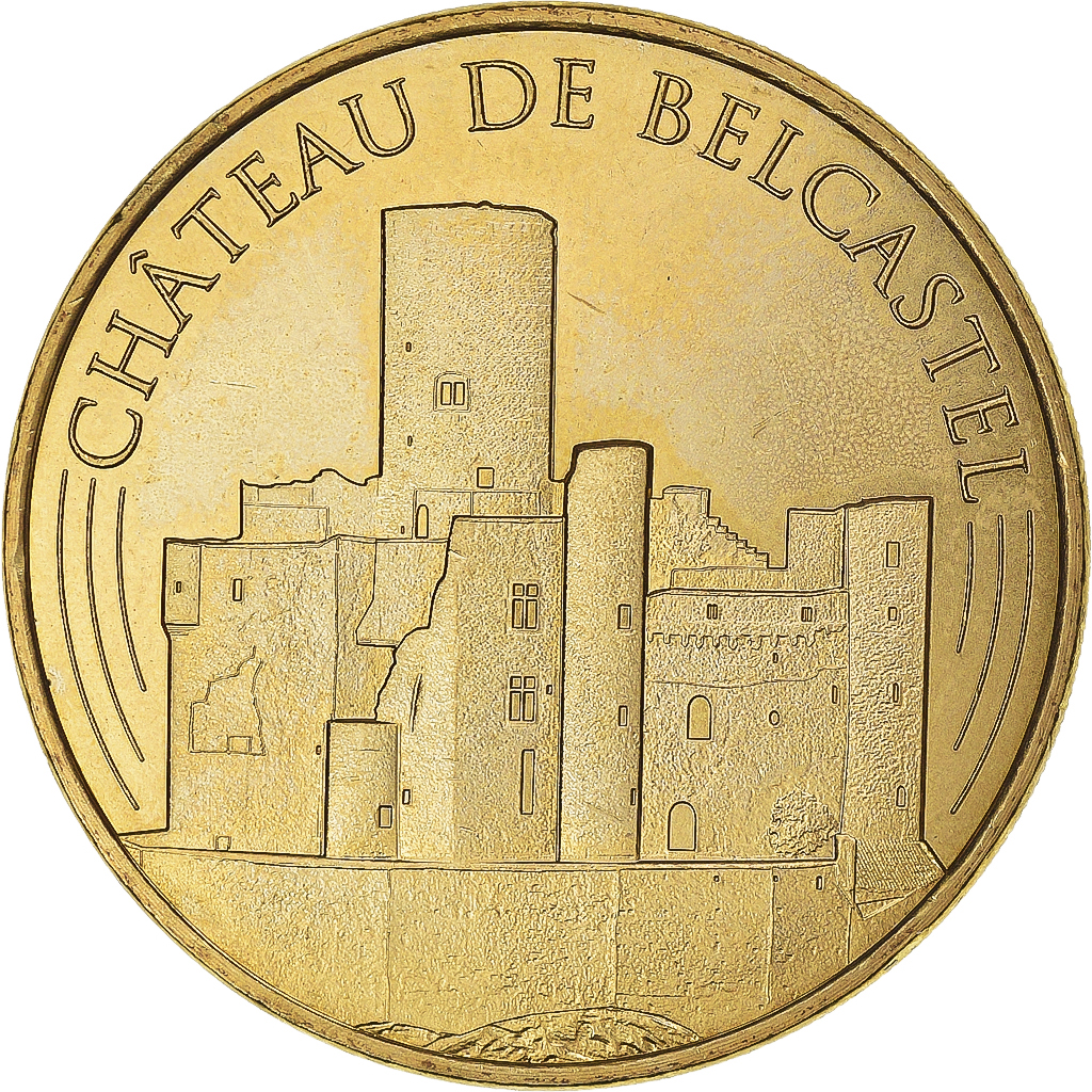France, Token, Touristic token, Château de Belcastel, Arts & Culture, 2016