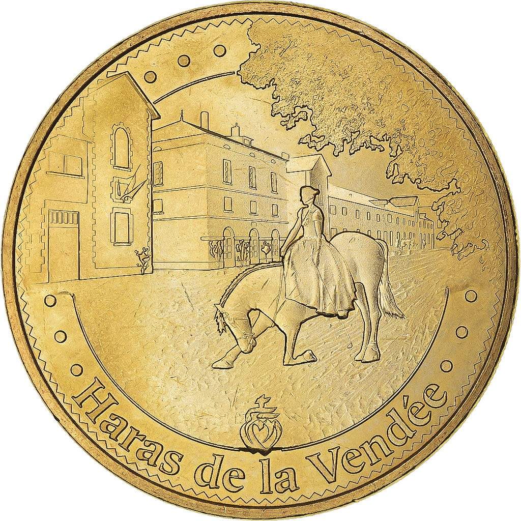 France, Token, Tourist Token, 85/ Haras de la Vendée, 2015, Monnaie de Paris
