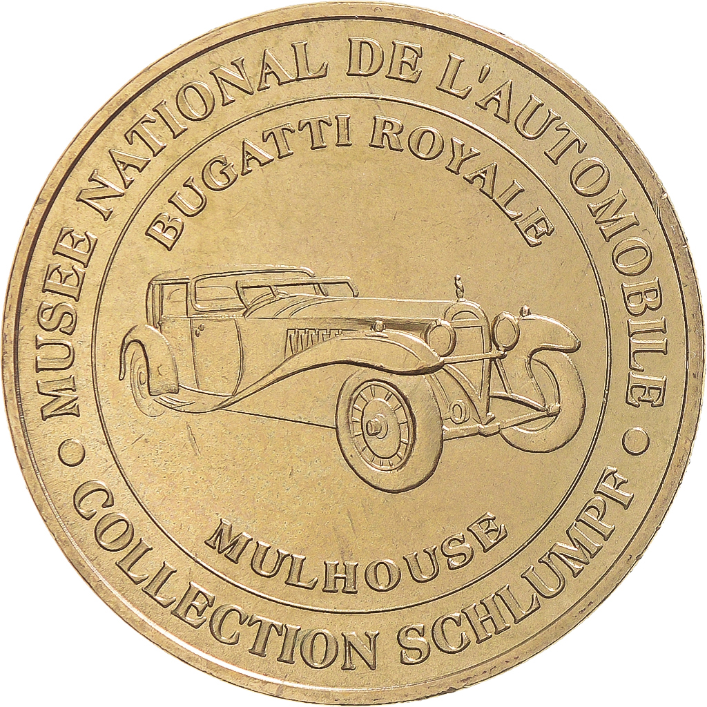 France, Token, Touristic token, 68/ Musée National De L'Automobile, 2005
