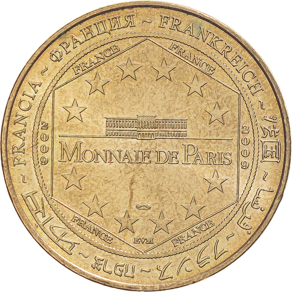 France, Token, Touristic token, Padirac - Le Gouffre n°2, Arts & Culture, 2009