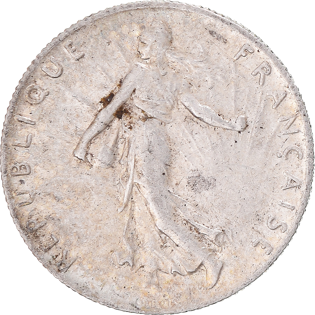 Coin, France, Semeuse, 50 Centimes, 1915, Paris, , Silver, KM:854