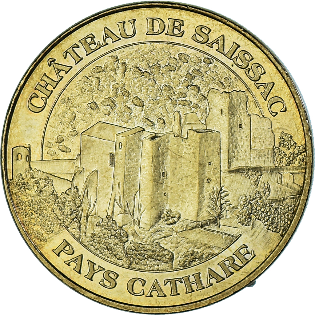 France, Token, Tourist Token, 11/ Château de Saissac, 2008, Monnaie de Paris