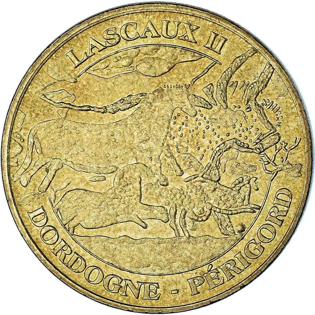 France, Token, Touristic token, MONTIGNAC - Lascaux II - n°2, Arts & Culture