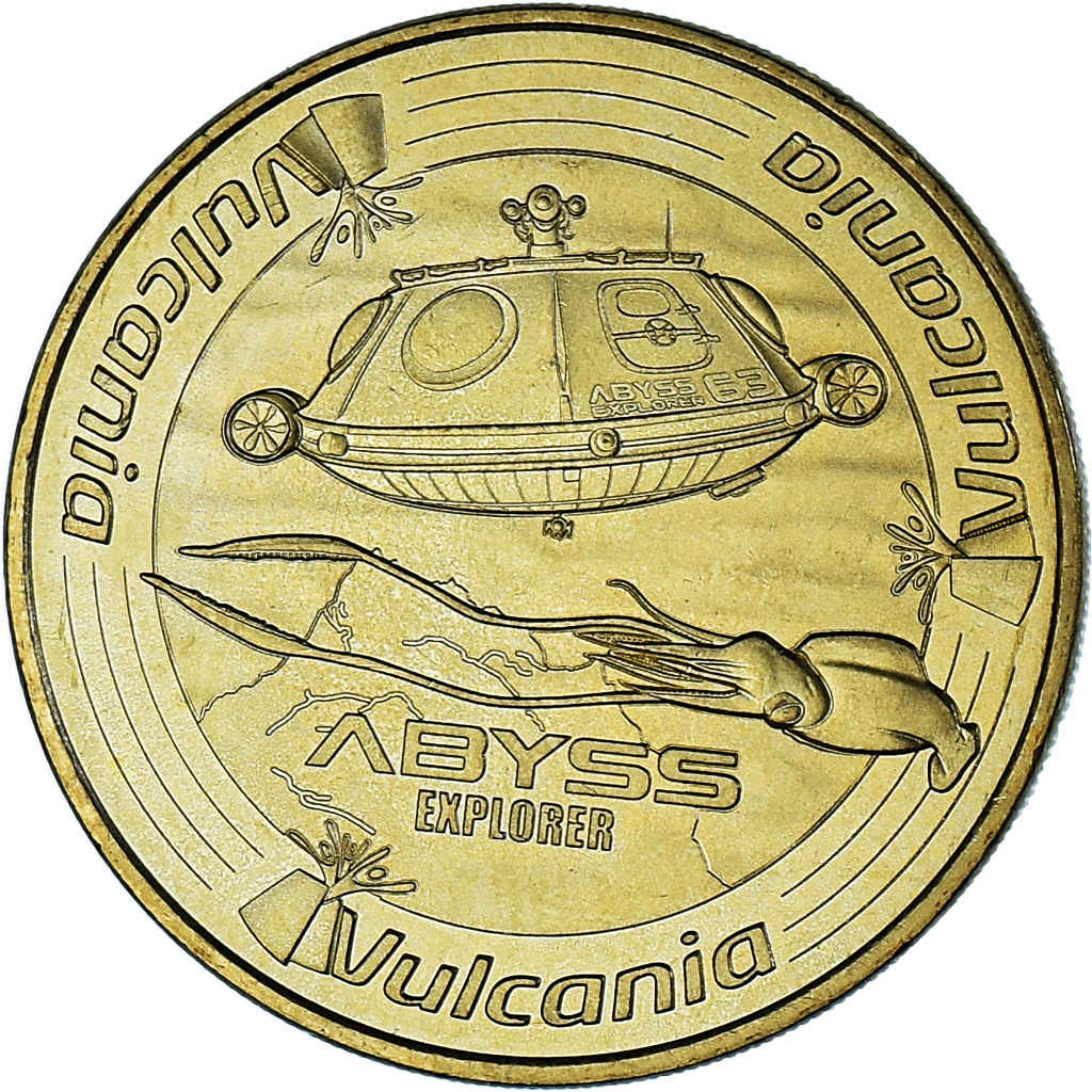 France, Token, Touristic token, 63/ SAINT-OURS LES ROCHES - VULCANIA N°13 -