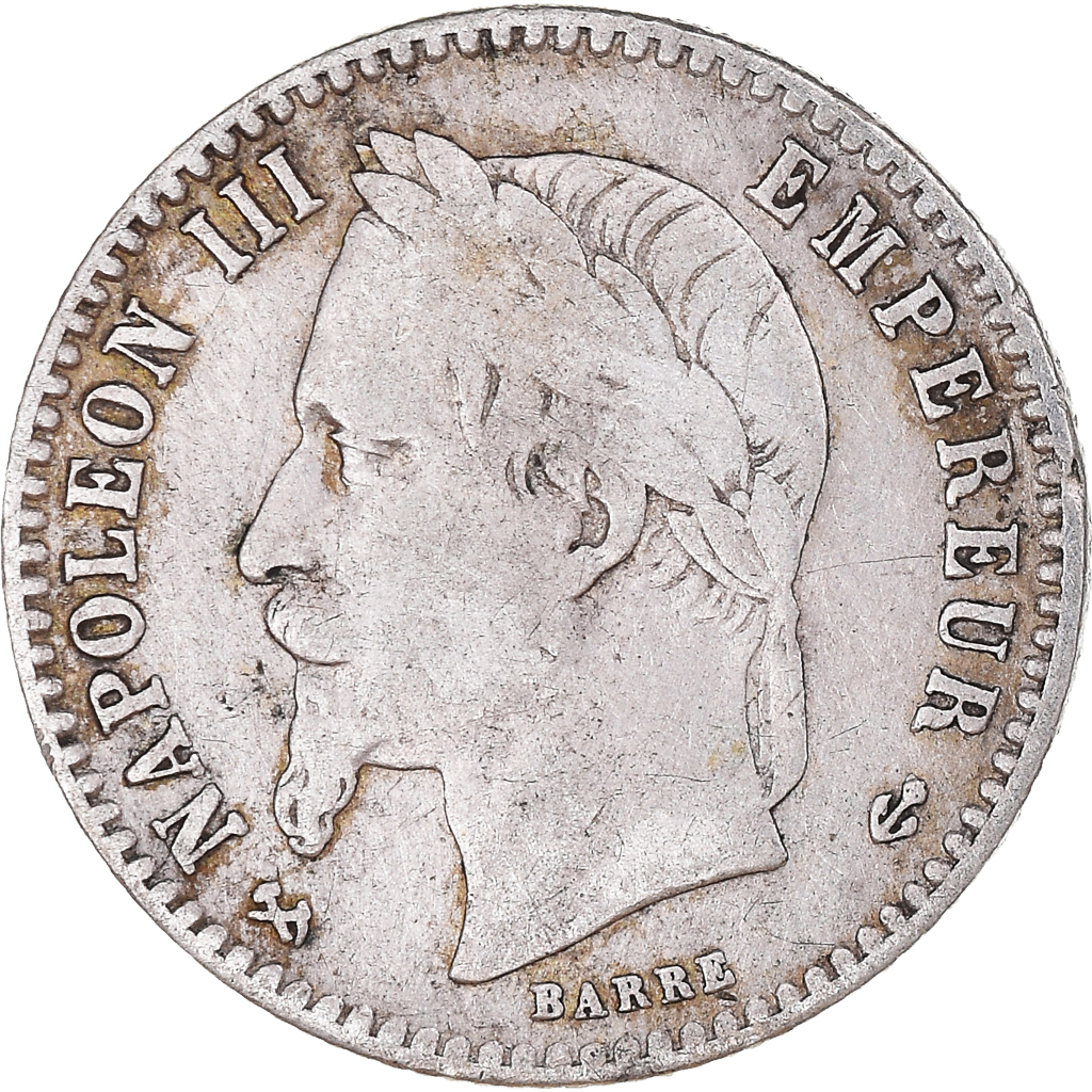 Coin, France, Napoleon III, 50 Centimes, 1865, Paris, , Silver