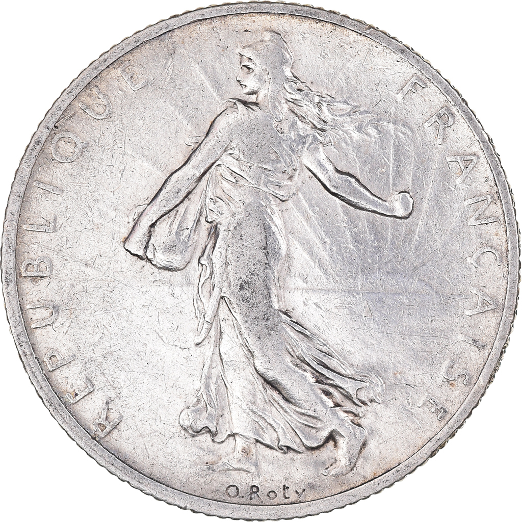 Coin, France, Semeuse, 2 Francs, 1909, Paris, , Silver, KM:845.1