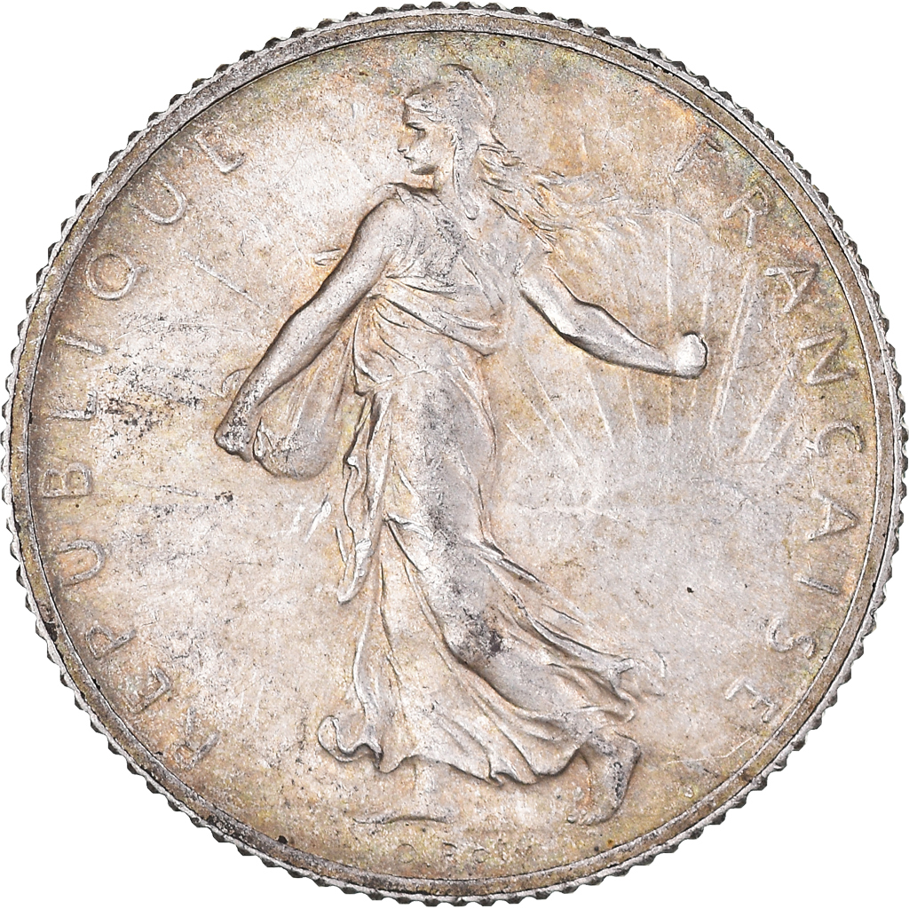 Coin, France, Semeuse, Franc, 1914, Paris, , Silver, KM:844.1